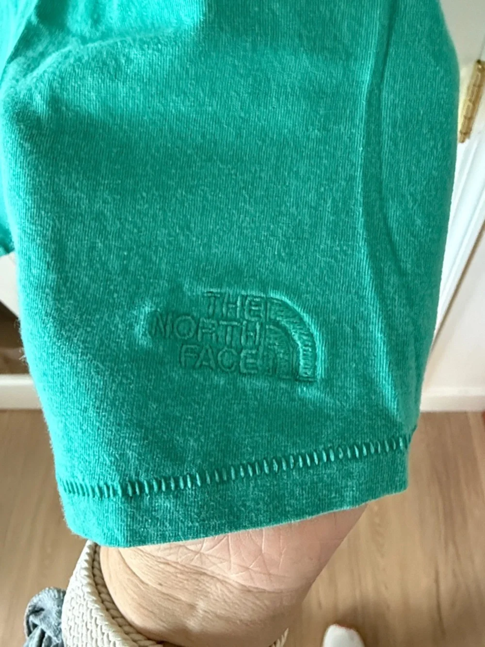 The North Face Women’s Short-Sleeve Scoop Neck Tee — Teal Green - Picture 3 of 4